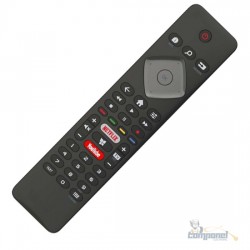 Controle Remoto Smartv Philips Netflix - Youtube Sky9084